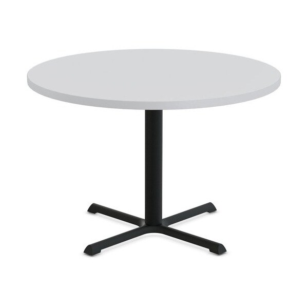 Special-T Table, Round, 42in Dia x 29in, Black Base/Light Gray Top SCTSTAR242BGR - main